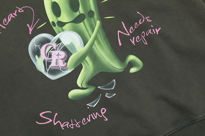 Cashrules Washed Cactus Print Sweatshirt