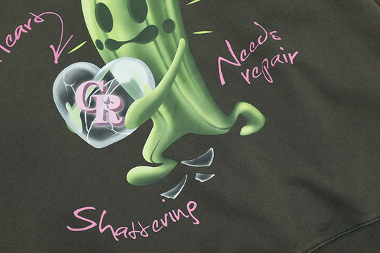 Cashrules Washed Cactus Print Sweatshirt