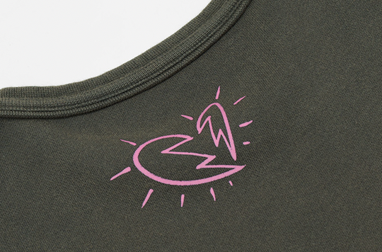 Cashrules Washed Cactus Print Sweatshirt