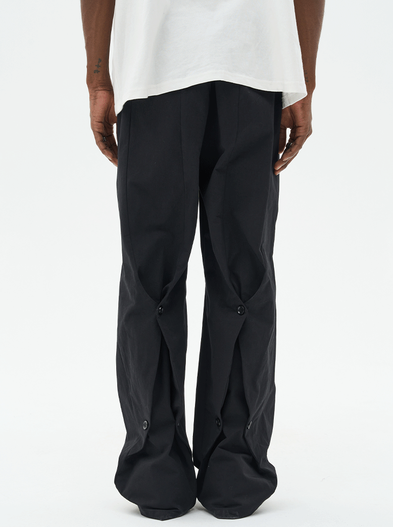 Harsh and Cruel 3D Stitching Flared Pants