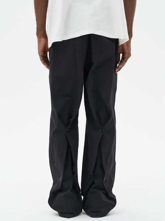 Harsh and Cruel 3D Stitching Flared Pants