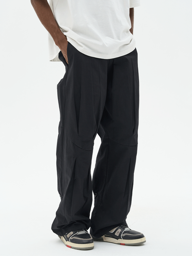 Harsh and Cruel 3D Stitching Flared Pants