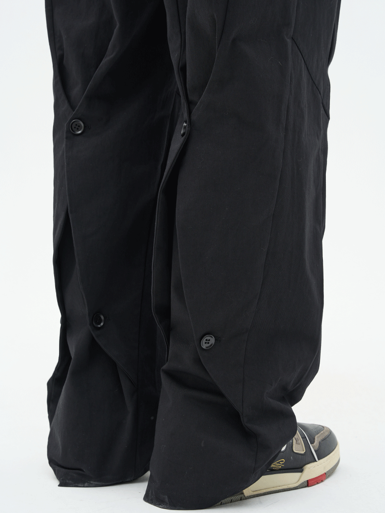 Harsh and Cruel 3D Stitching Flared Pants