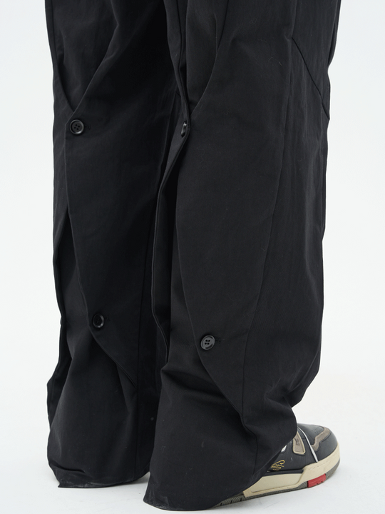 Harsh and Cruel 3D Stitching Flared Pants