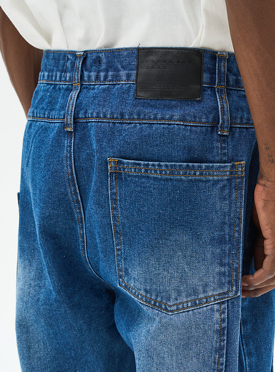 Harsh and Cruel Layered Washed Denim