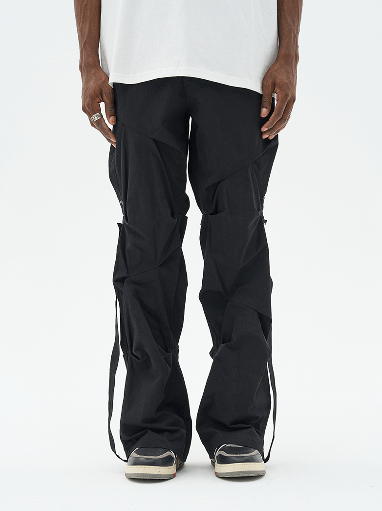 Harsh and Cruel Deconstrucred Loose Buttons Trousers