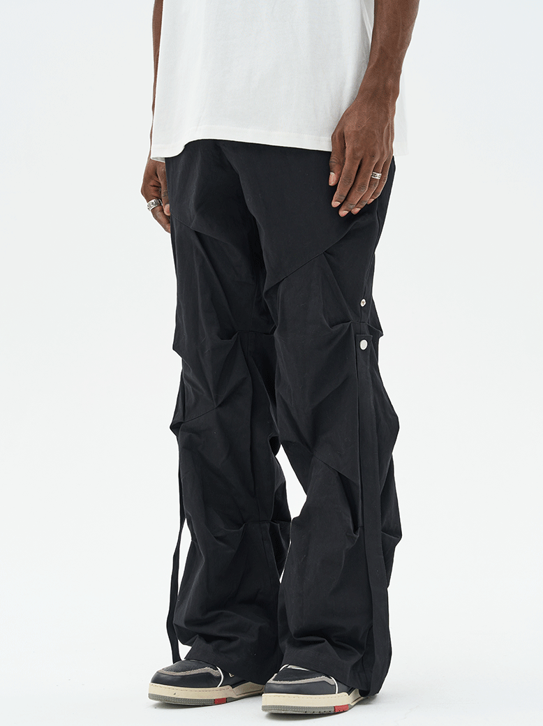 Harsh and Cruel Deconstrucred Loose Buttons Trousers