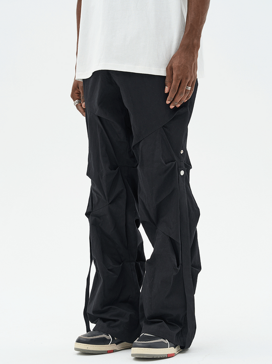 Harsh and Cruel Deconstrucred Loose Buttons Trousers