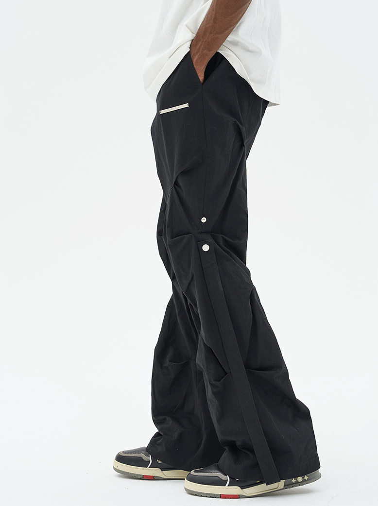 Harsh and Cruel Deconstrucred Loose Buttons Trousers