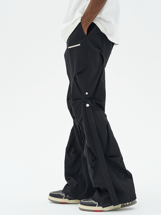 Harsh and Cruel Deconstrucred Loose Buttons Trousers