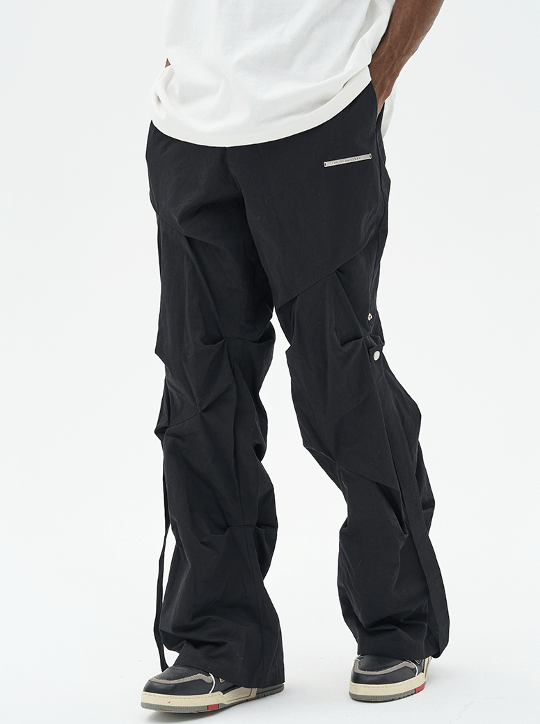 Harsh and Cruel Deconstrucred Loose Buttons Trousers