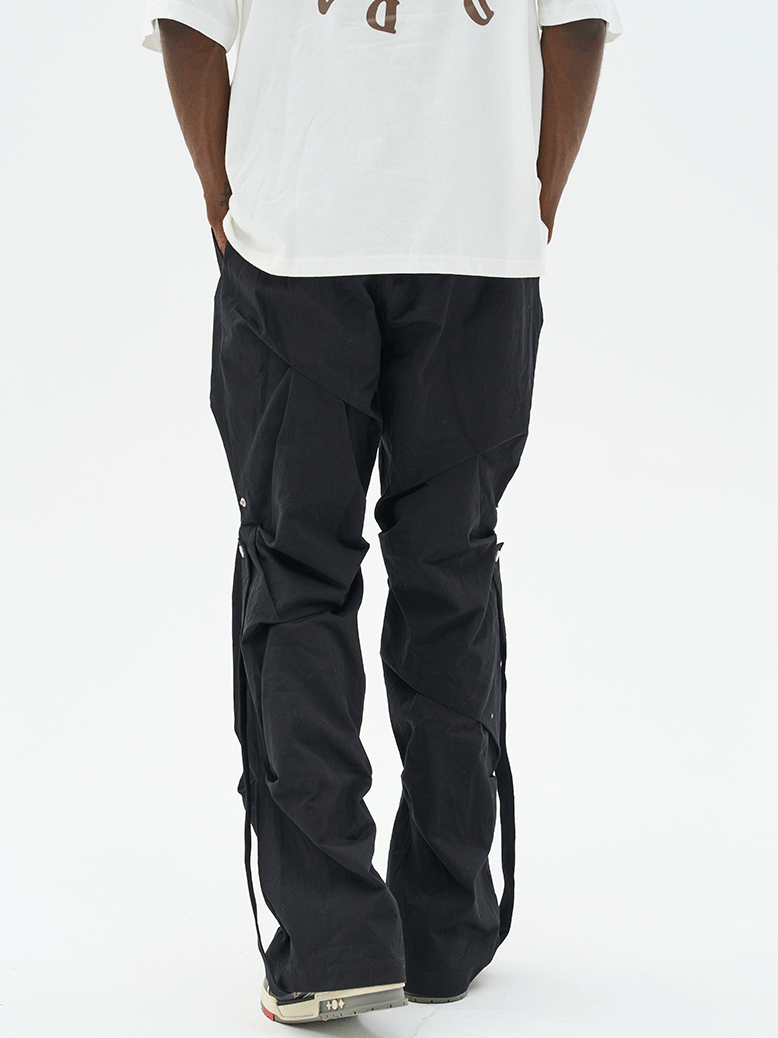 Harsh and Cruel Deconstrucred Loose Buttons Trousers