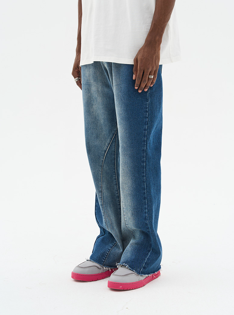 Harsh and Cruel Gradient Washed Denim