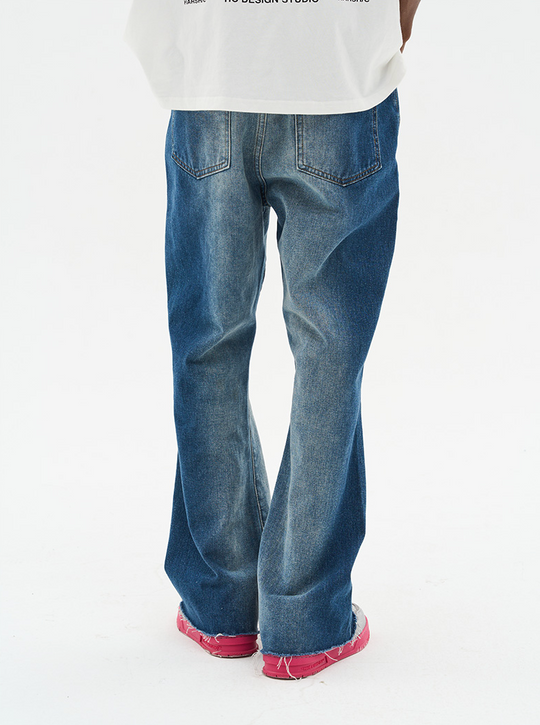 Harsh and Cruel Gradient Washed Denim