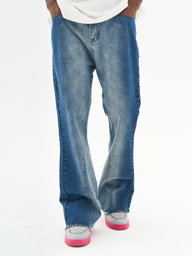 Harsh and Cruel Gradient Washed Denim