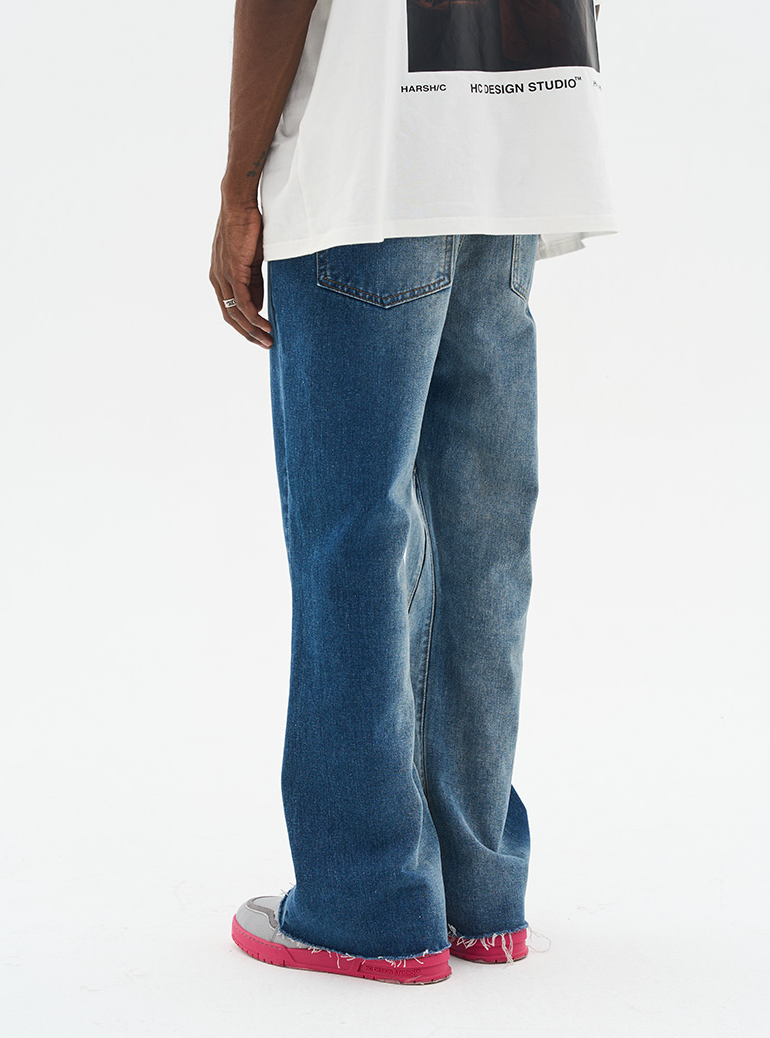 Harsh and Cruel Gradient Washed Denim