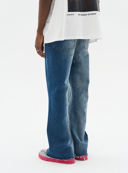 Harsh and Cruel Gradient Washed Denim