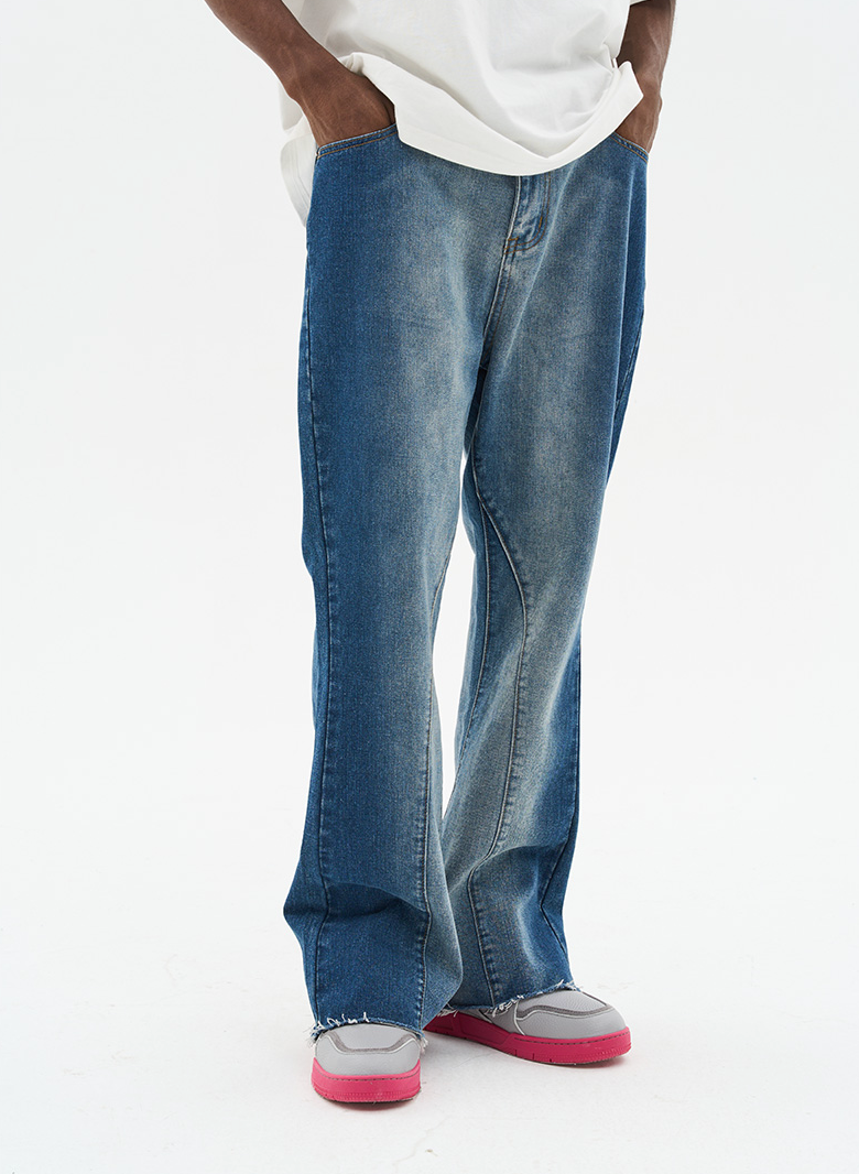 Harsh and Cruel Gradient Washed Denim