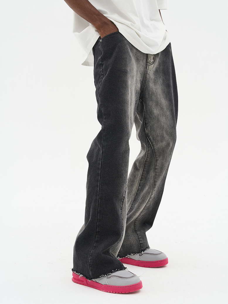 Harsh and Cruel Gradient Washed Denim