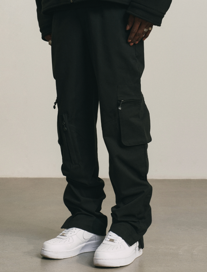 ANTIDOTE Pocket Zipper Straight Leg Pants