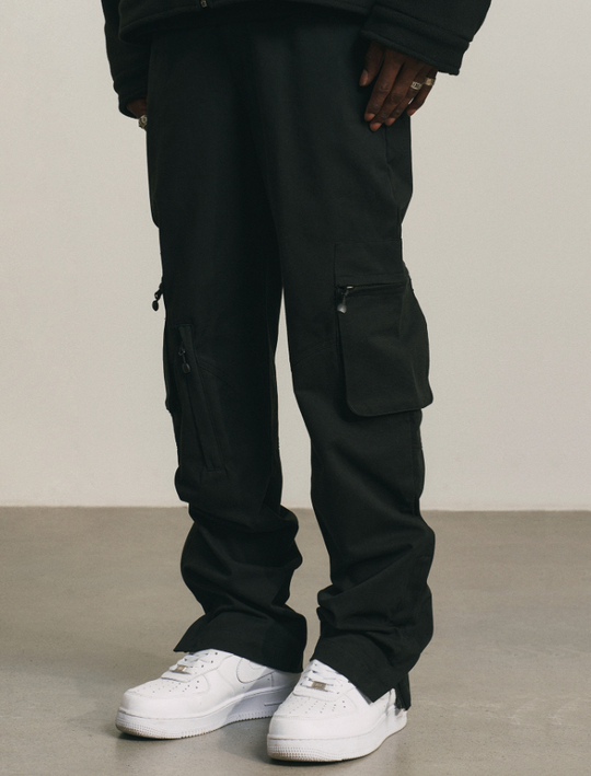 ANTIDOTE Pocket Zipper Straight Leg Pants