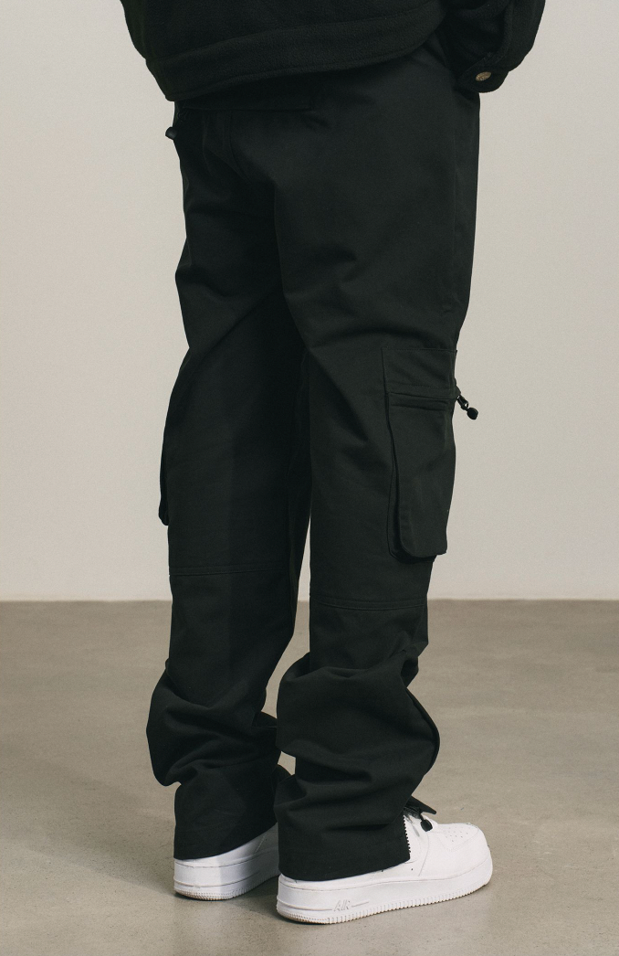 ANTIDOTE Pocket Zipper Straight Leg Pants