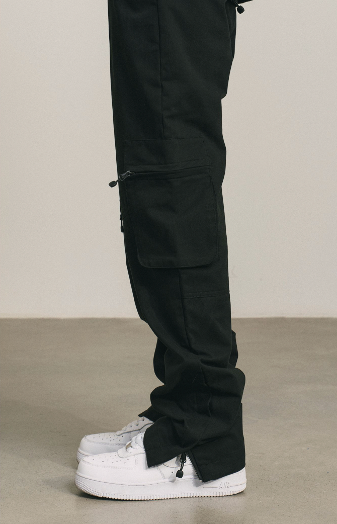 ANTIDOTE Pocket Zipper Straight Leg Pants