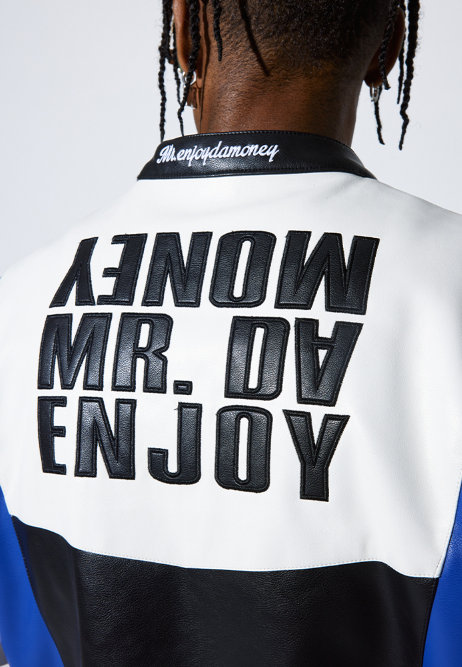 MEDM 3D Deconstruction PU Leather Motorcycle Racing Jacket