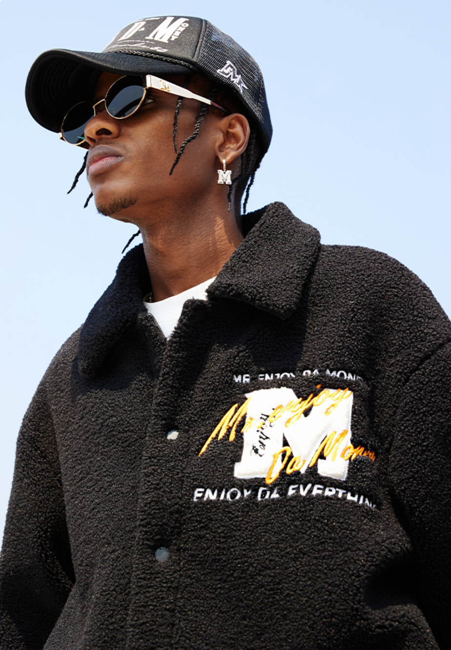 MEDM Lapel Sherpa Fleece Jacket