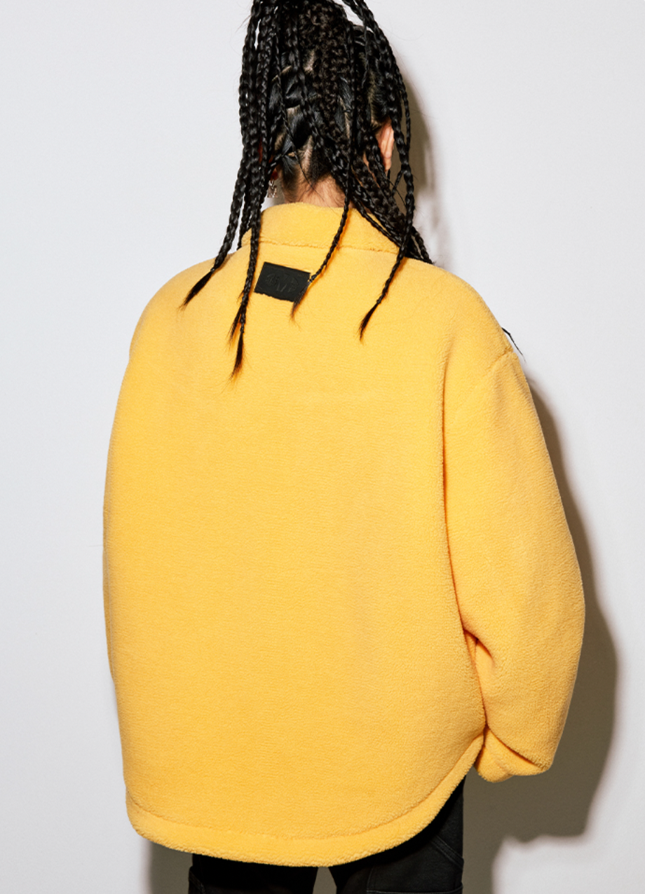 MEDM Lapel Sherpa Fleece Jacket