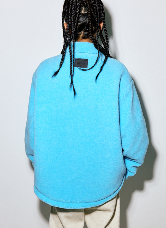 MEDM Lapel Sherpa Fleece Jacket