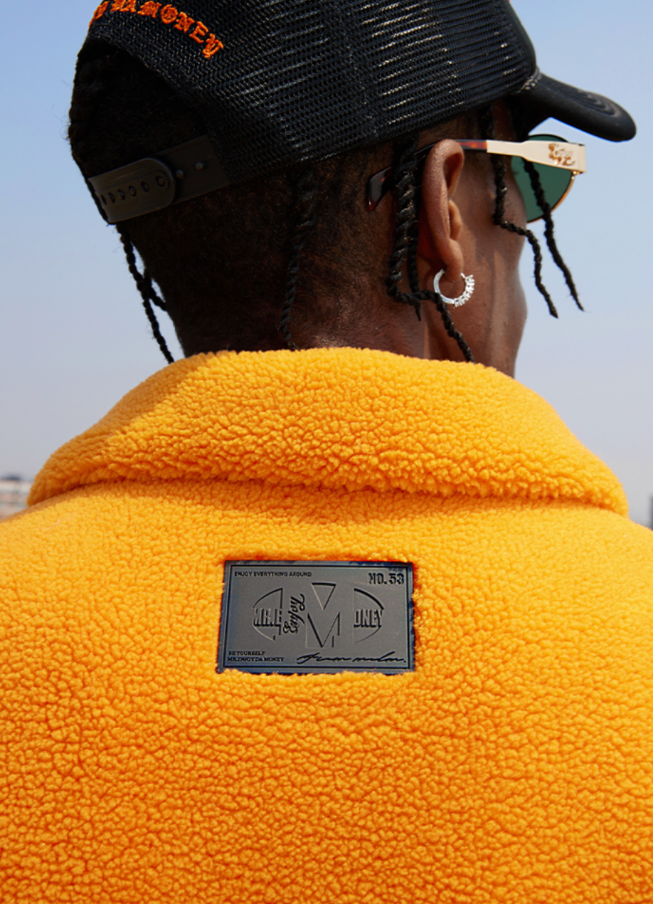 MEDM Lapel Sherpa Fleece Jacket