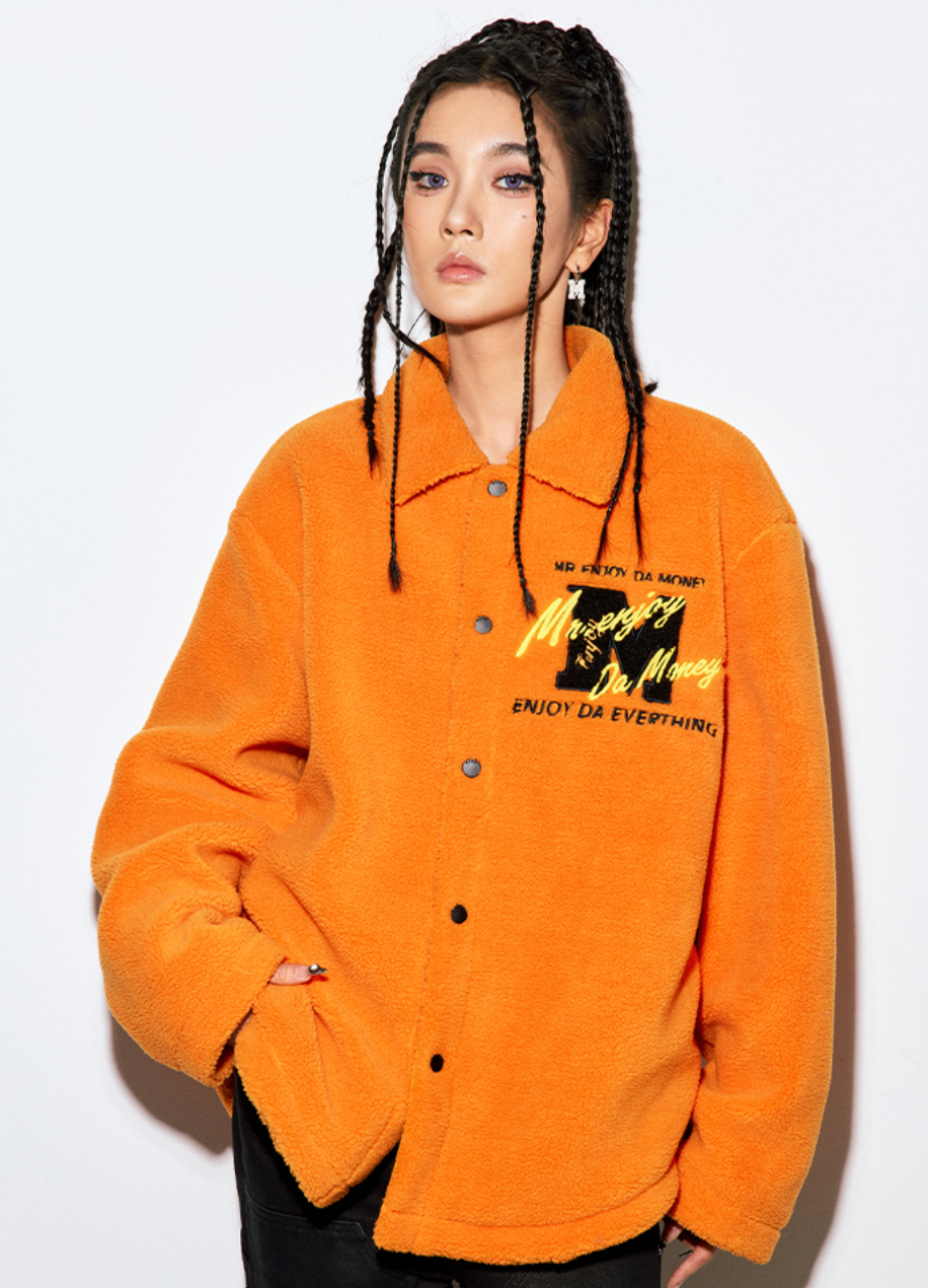 MEDM Lapel Sherpa Fleece Jacket