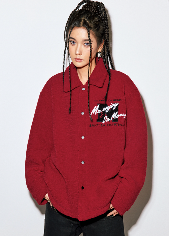 MEDM Lapel Sherpa Fleece Jacket