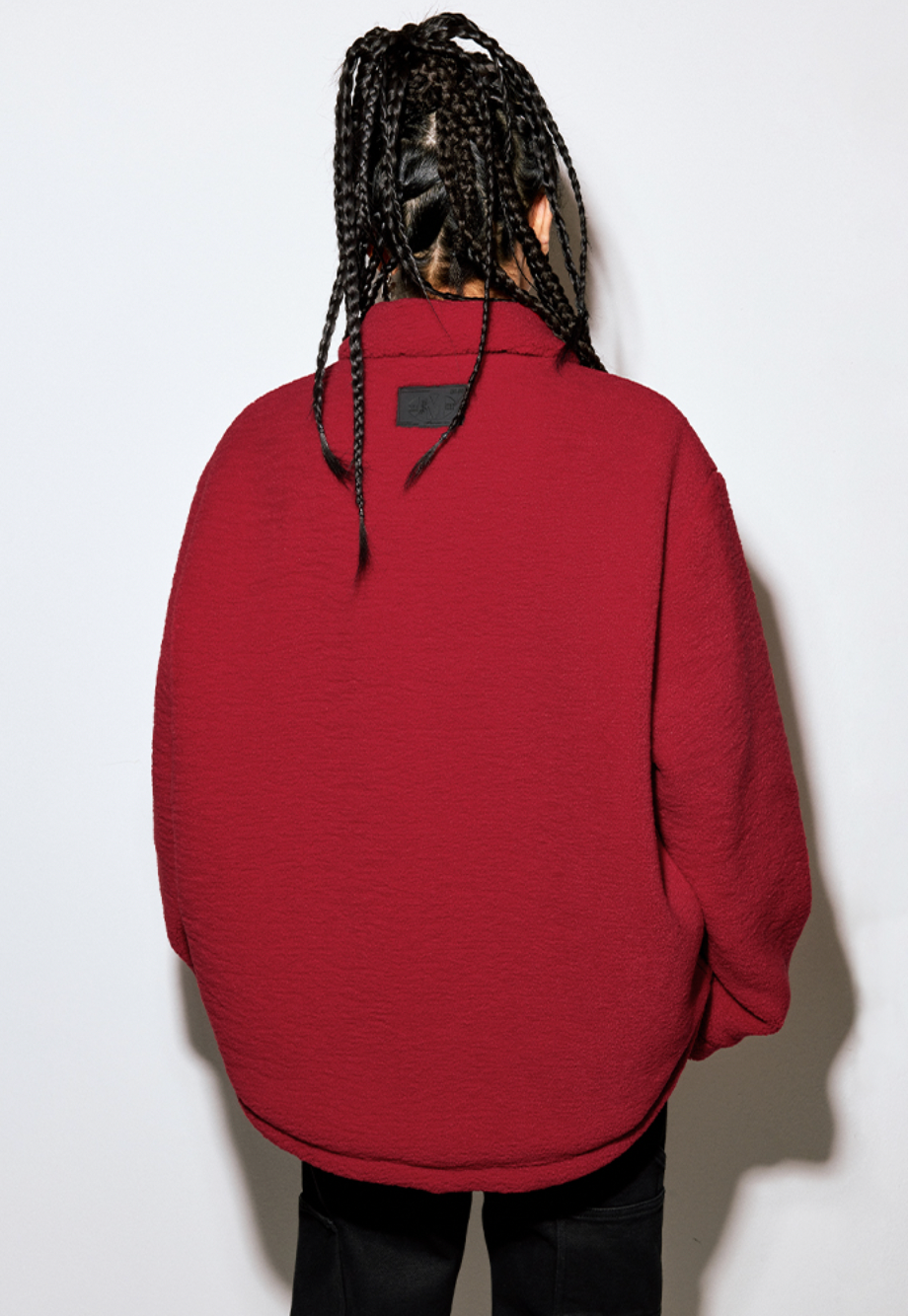 MEDM Lapel Sherpa Fleece Jacket