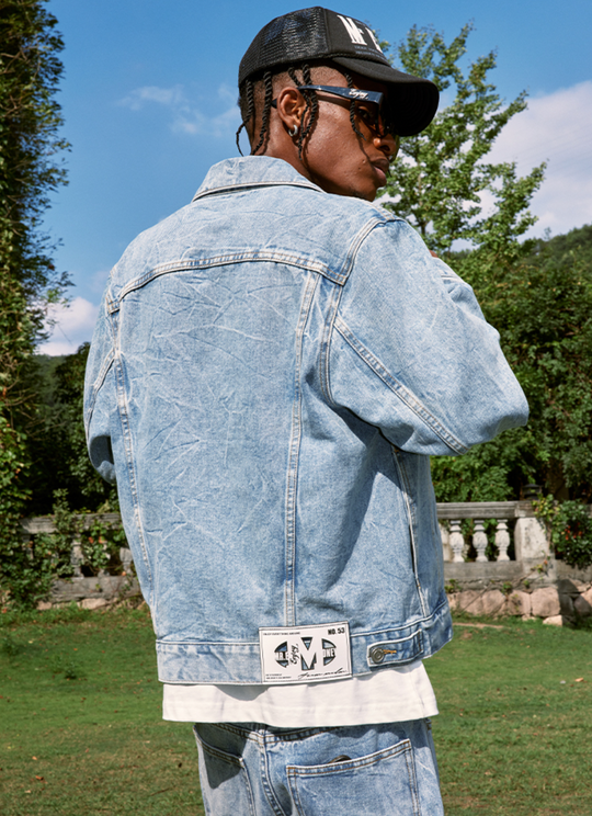 MEDM Flame M Label Denim Jacket