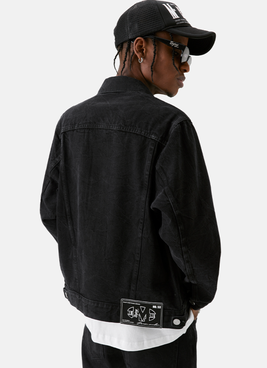 MEDM Flame M Label Denim Jacket