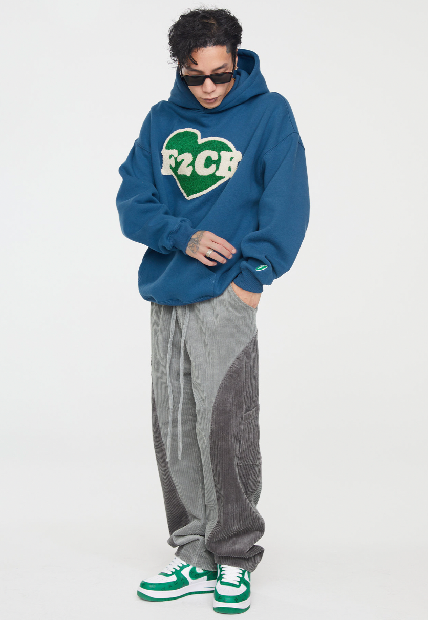 F2CE Love Embroidery Logo Hoodie
