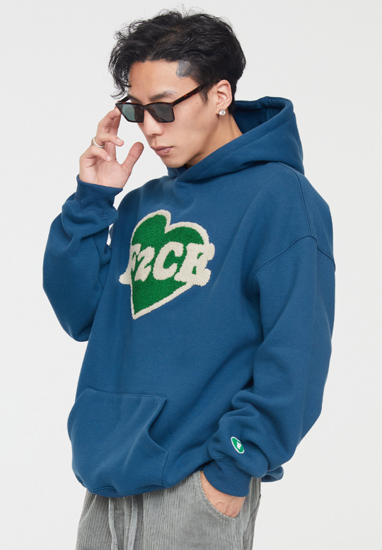 F2CE Love Embroidery Logo Hoodie