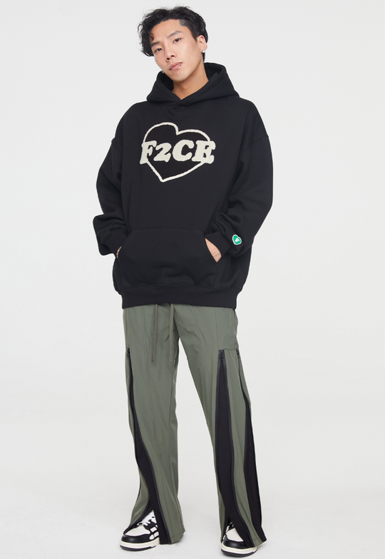 F2CE Love Embroidery Logo Hoodie
