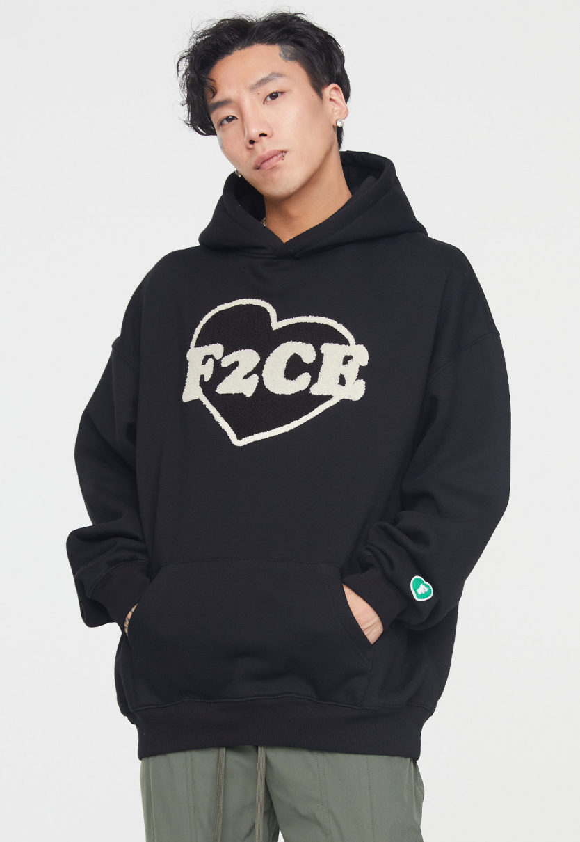 F2CE Love Embroidery Logo Hoodie