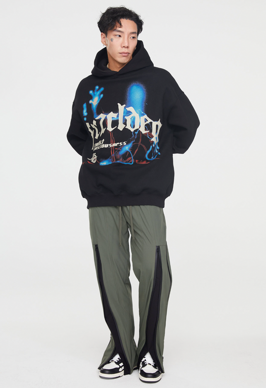 F2CE Dark Wind Print Hoodie