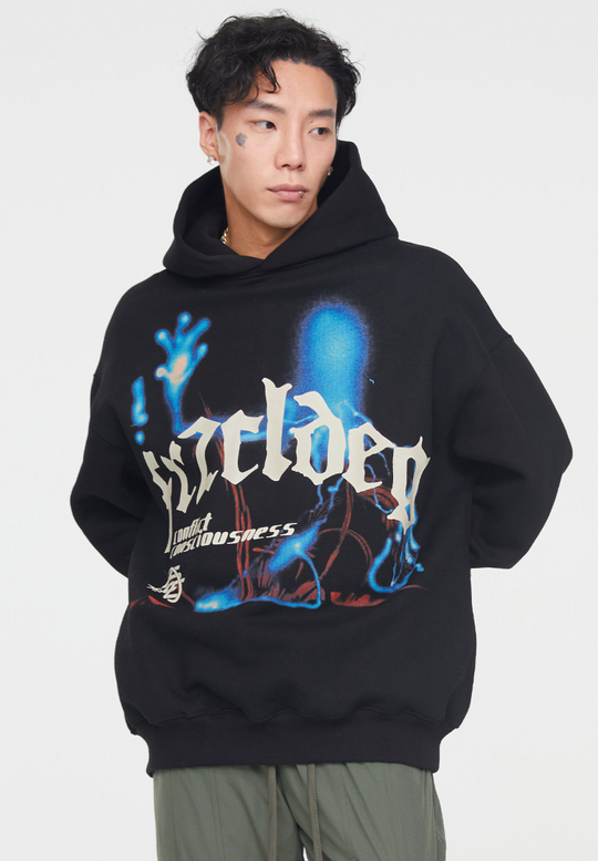 F2CE Dark Wind Print Hoodie