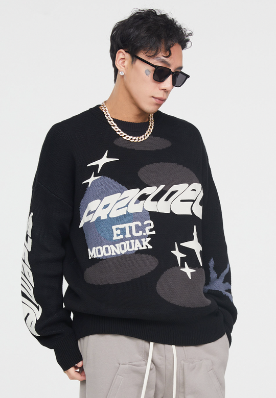 F2CE Foam Print Knit Sweater