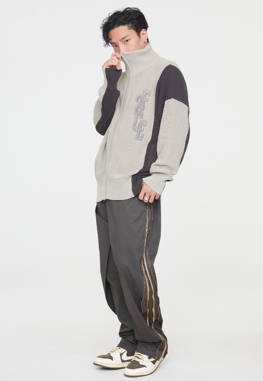 F2CE Functional Zipper Splicing Pants