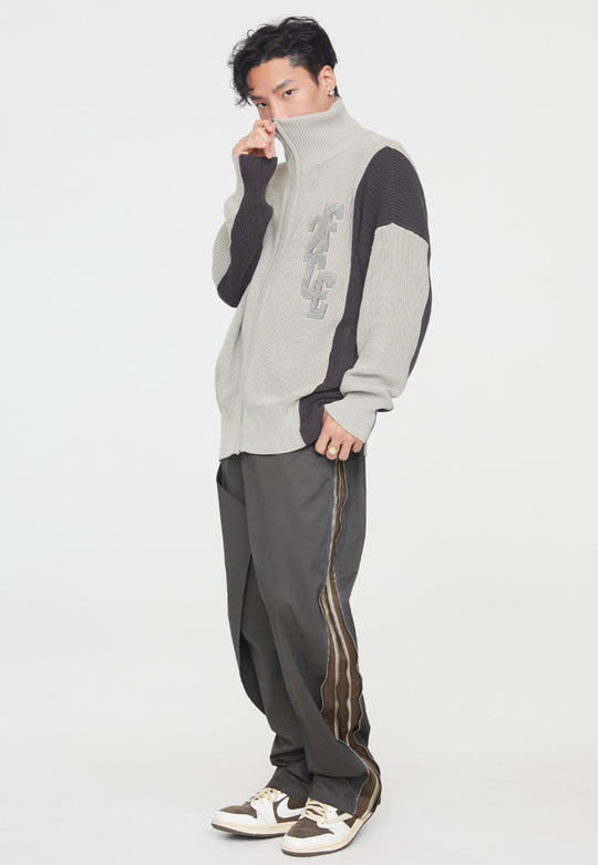 F2CE Functional Zipper Splicing Pants