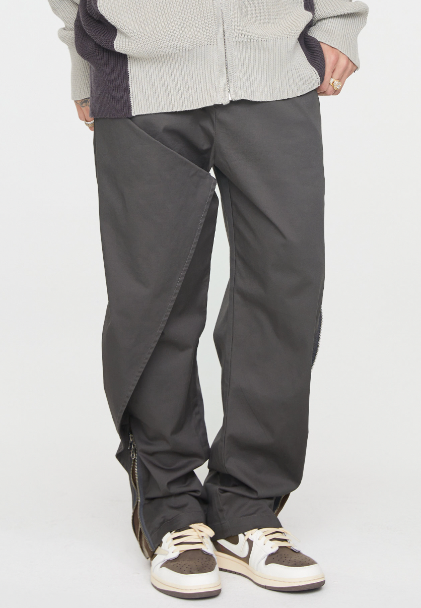 F2CE Functional Zipper Splicing Pants