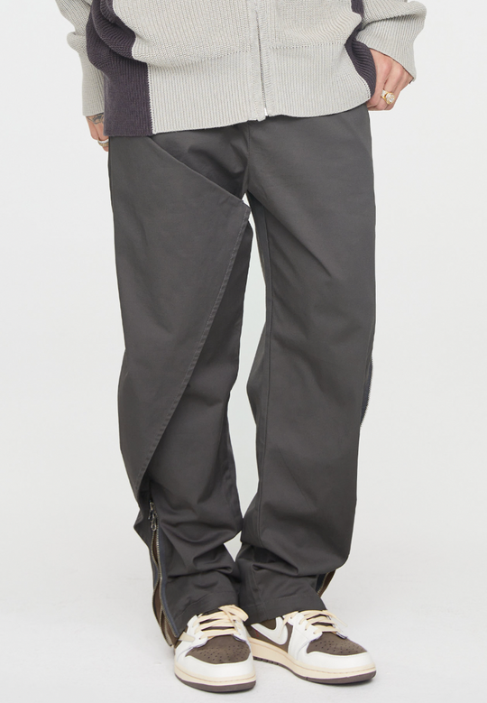 F2CE Functional Zipper Splicing Pants