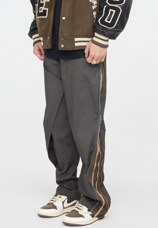 F2CE Functional Zipper Splicing Pants