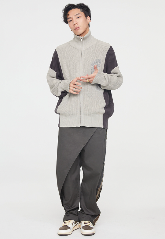 F2CE Functional Zipper Splicing Pants